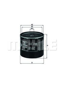 Filtr oleju Knecht OC 299