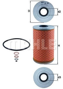 Filtr oleju Knecht OX 96D
