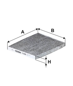 Filtr kabinowy Filtron K 1332A (węglowy)