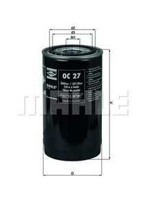Filtr oleju Knecht OC 27