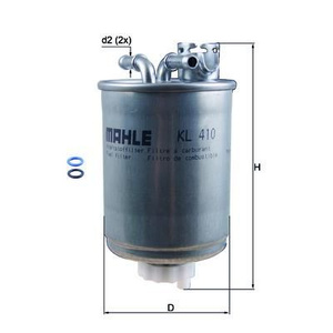 Filtr paliwa Knecht KL 410 D