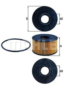Filtr oleju Knecht OX 191D