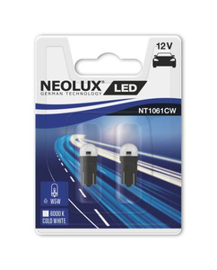Żarówka LED W5W 12V 1,5W W2.1x9.5d bez homologacji LED biała chłodna 6000K (Blister 2szt.) 