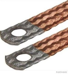 Przewód masowy okuty miedziany 500mm