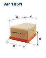 Filtr powietrza Filtron AP 185/1