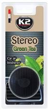Samochodowy odświeżacz powietrza w formie głośniczka - K2 Stereo Green Tea