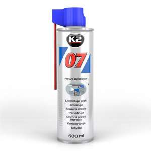 Produkt wielozadaniowy: likwiduje piski, smaruje, czyści, penetruje, chroni przed korozją. - K2 07 500ml