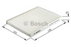 Filtr kabinowy Bosch 1 987 432 378 (węglowy)